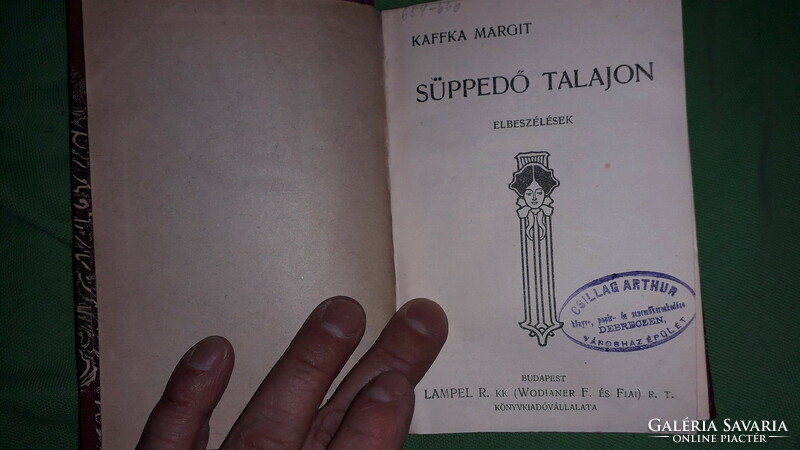 1911. Lampel - MAGYAR KÖNYVTÁR 654 - 660. szám EGYBEKÖTVE a 6 db antik könyv a képek szerint