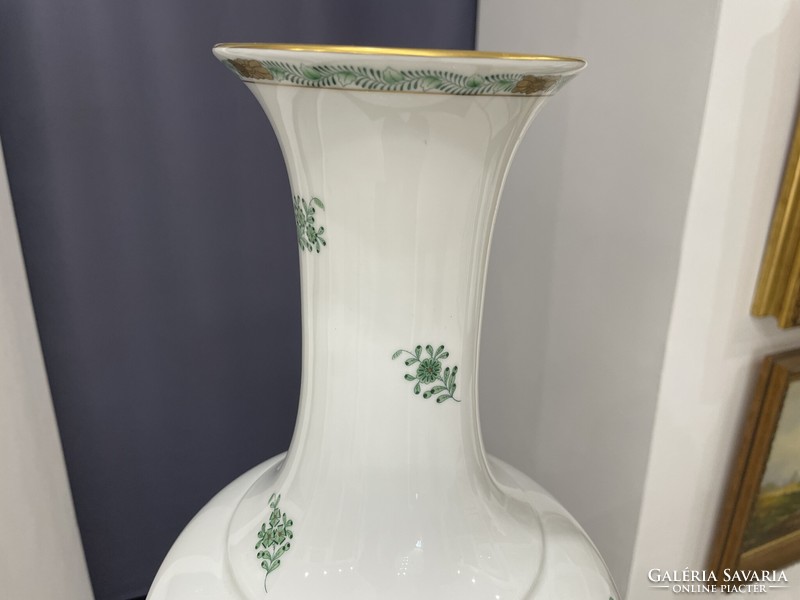 Herend Appony pattern large vase porcelain 48cm