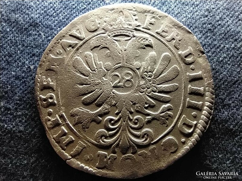 German States Count Anthony Günther (1603-1667) .560 Silver 28 stüber (id78130)