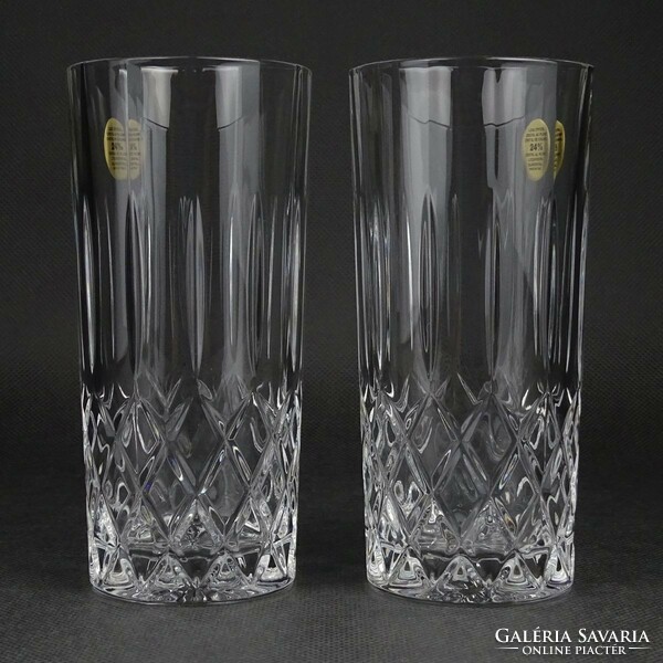 1N218 rhapsody Italian lead crystal glasses in a pair of boxes