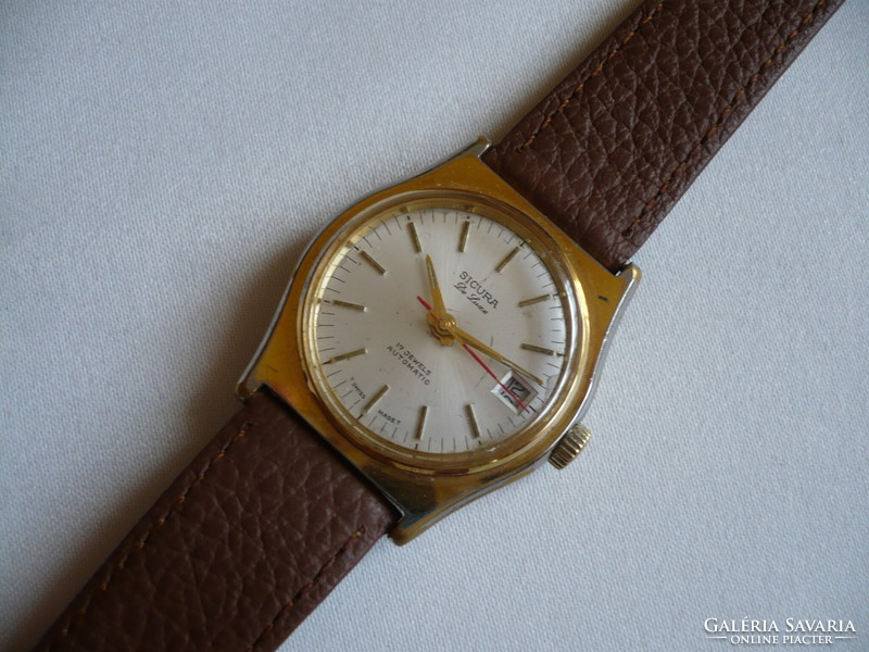 Sicura de luxe is a rare automatic Swiss watch from the 1970s