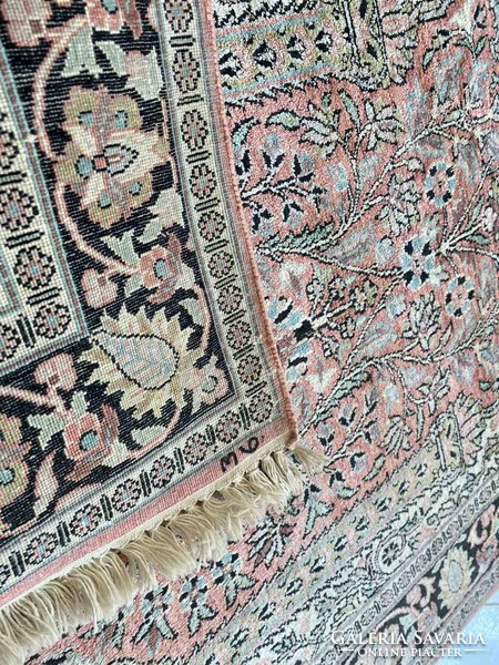Cashmere 100% silk carpet 160x90 cm