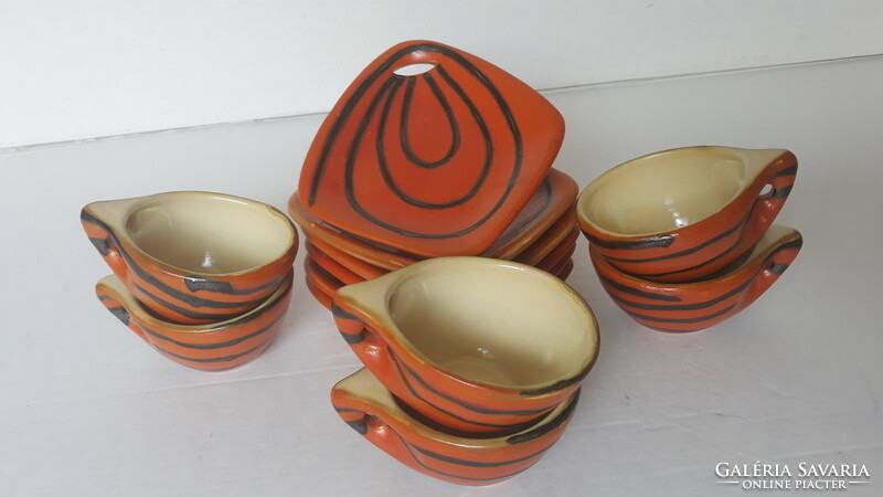 Retro lake head ceramic coffee set