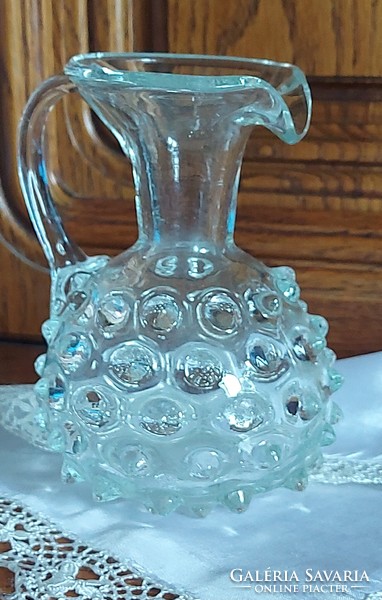 Blown broken cam glass jug