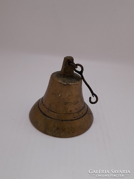 Antique copper bell, chime, sounds very nice, 9 cm