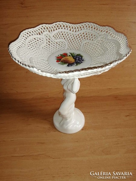 Amadeus Hungarian handmade porcelain figural table centerpiece, offering