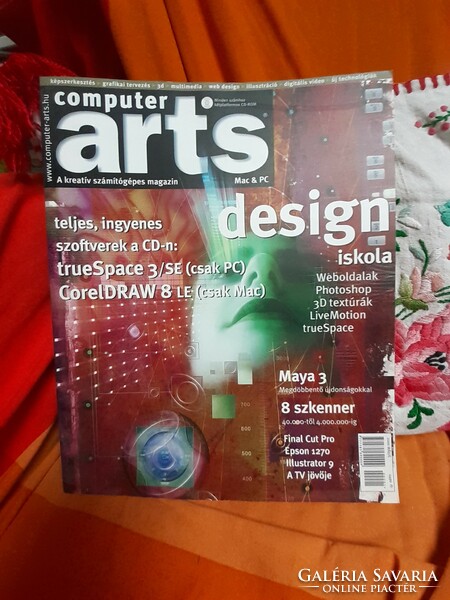 First copy of newspaper - computer arts magazine, May 2000