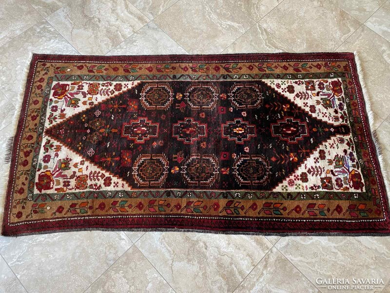SZ1424 Iran beludj perzsaszőnyeg 203x110cm