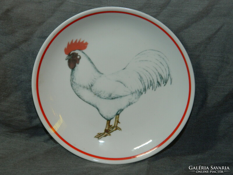 Rare wall plate with Rooster from Raven House