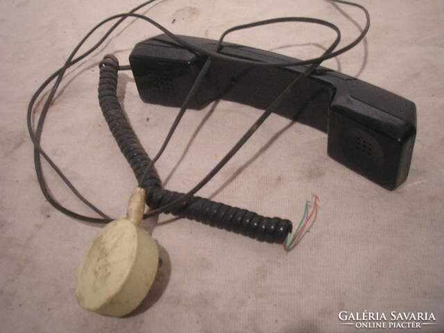 Very old telephone receiver with spring cable for sale