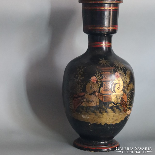 19th Century Chinoserie Terracotta Vase Piedmont?
