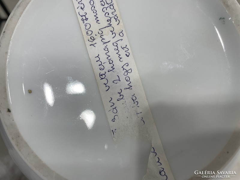 Herendi Apponyi mintás nagy váza porcelán 48cm