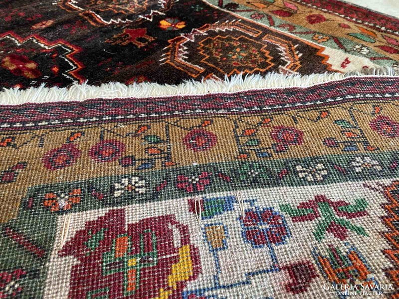 SZ1424 Iran beludj perzsaszőnyeg 203x110cm