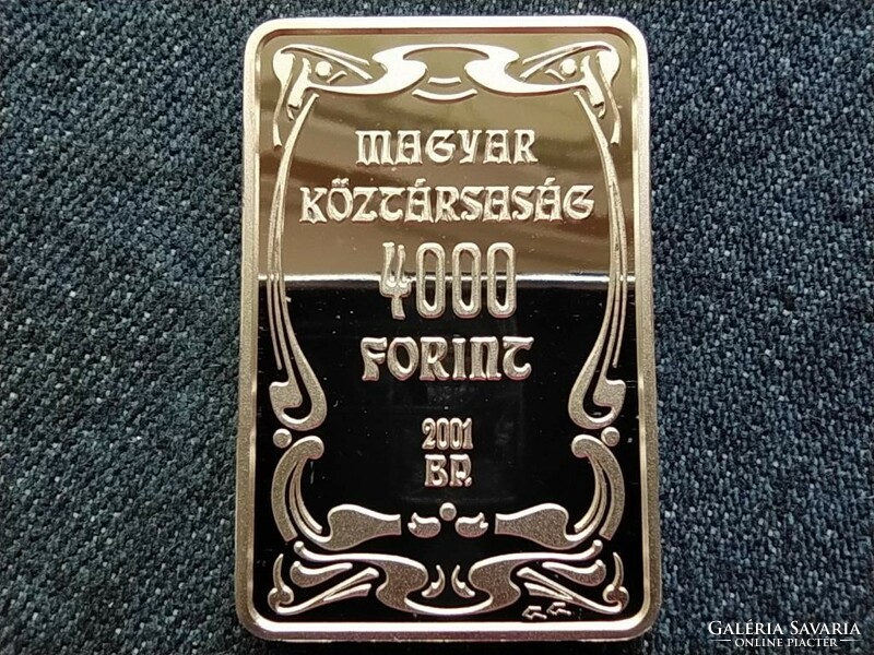 100 years of the Gödöllő Art Colony .925 Silver 4000 HUF 2001 bp pp (id63044)