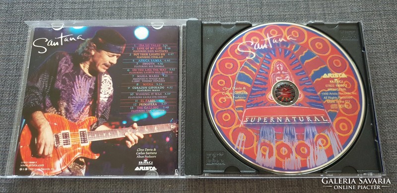 Santana supernatural cd, in used condition