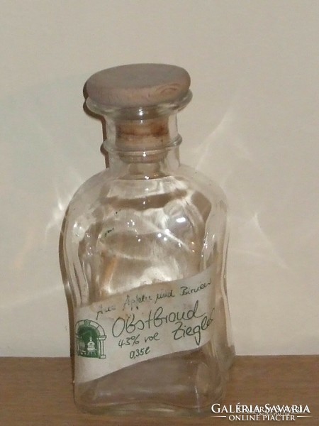 Old vinegar bottle with original stopper.