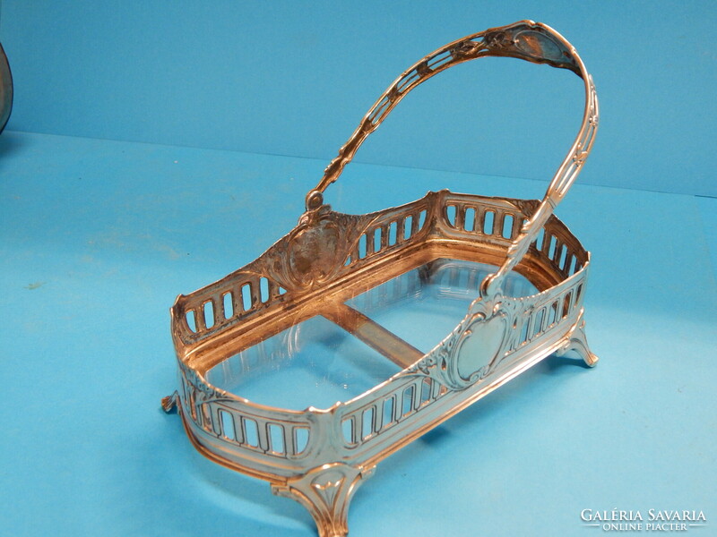 Beautiful 800 fine silver basket 212g