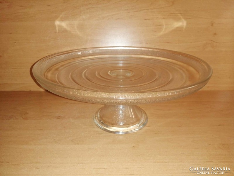 Glass cake plate cake serving table centerpiece - diam. 30.5 cm (w)