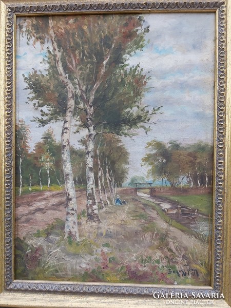 A contemporary copy made after a painting by Ferenc Újházy