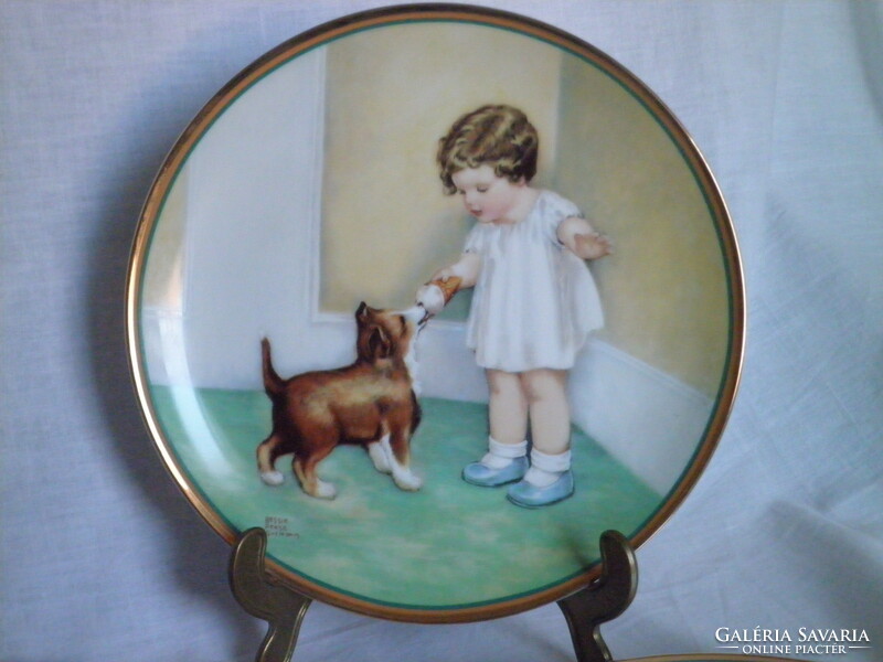 Bessie pease gutmann porcelain decorative plates