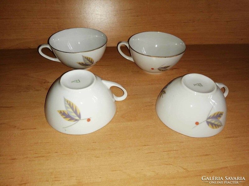 Budapest drasche porcelain tea cup 4 pieces in one (3/k)