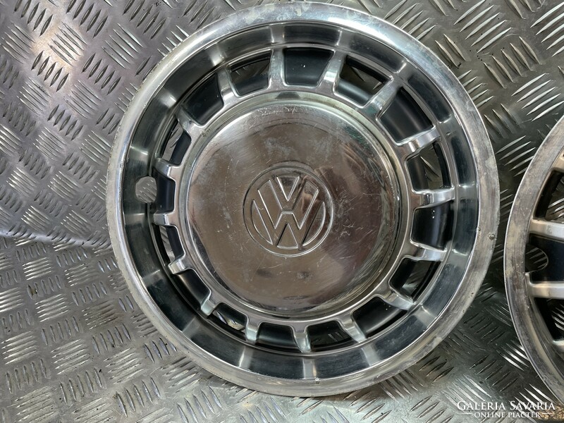 Volkswagen jetta golf mk1 rabbit - 1 pair - rim cap decoration disc - veteran oldtimer car part