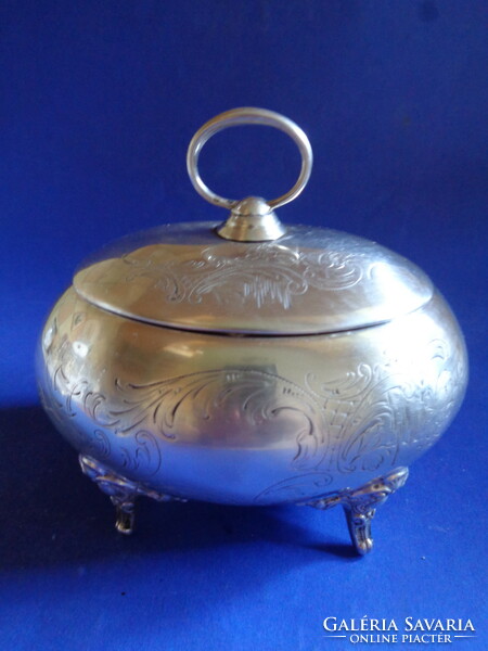Silver sugar box - sugar holder ca 1880