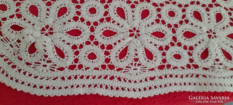 Crochet tablecloth