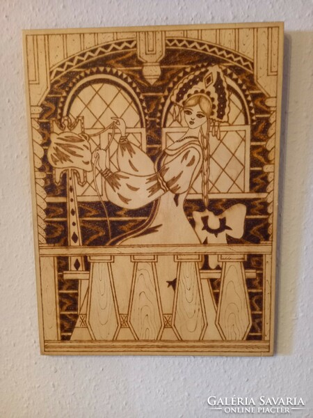 Marked wood marquetry image.