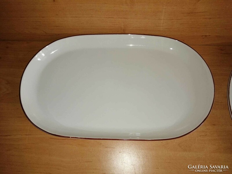 Alföldi porcelain serving center 2 pieces in one - 23*39 cm, diam. 29 cm (6p)