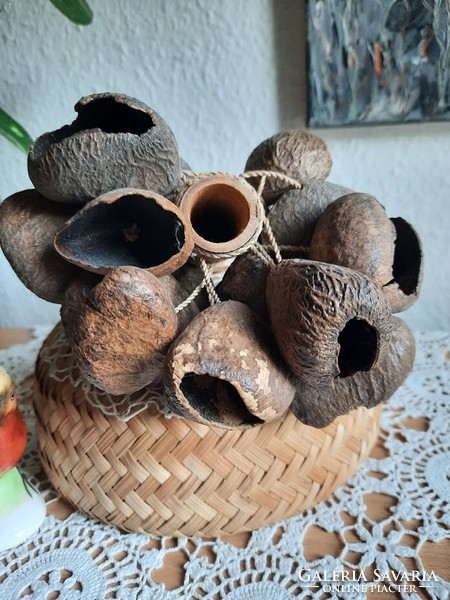 African instrument, rattle, could be used in ritual dances. Rare piece :) for collectors :)