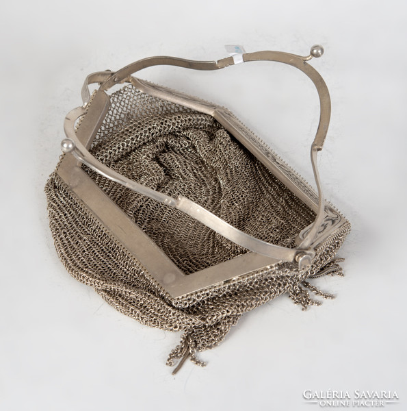 Silver theater bag