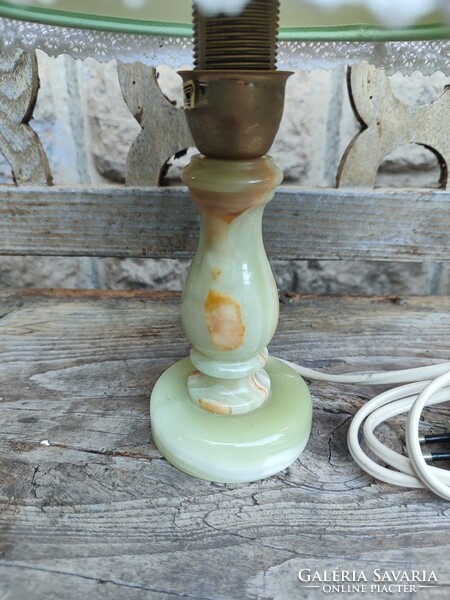 Jade stone lamp