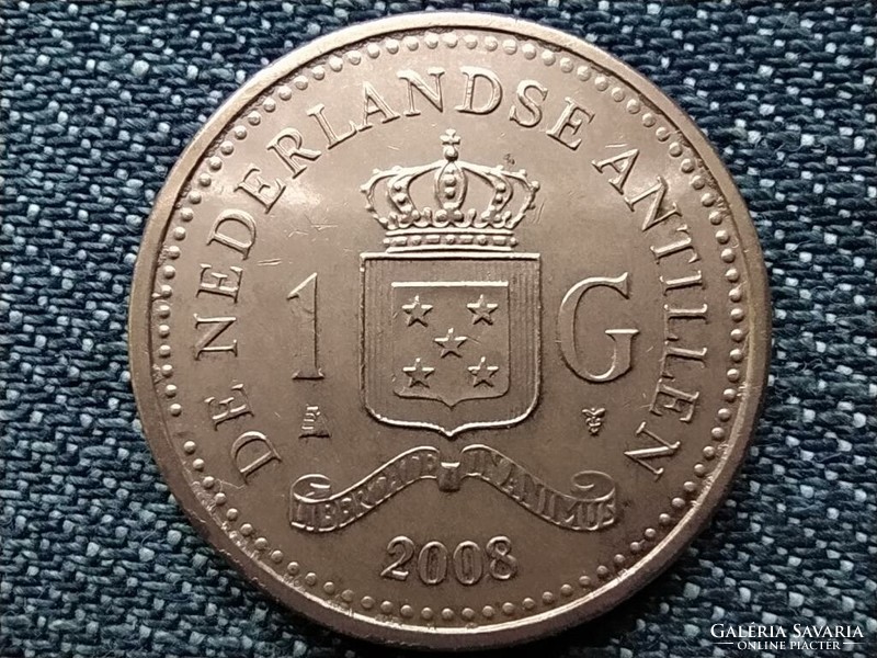 Netherlands Antilles Beatrix (1980-2013) 1 guilder 2008 (id47773)