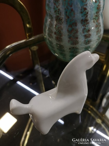 Hollóházi porcelán lovas figura - 50239