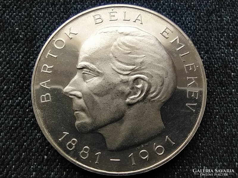 Béla Bartók .750 Silver 25 HUF 1961 bp bu (id62780)