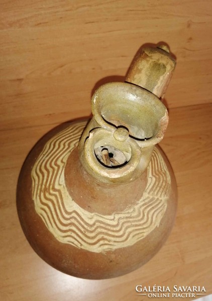Ceramic rattle jug 31 cm high