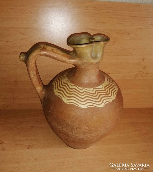 Ceramic rattle jug 31 cm high