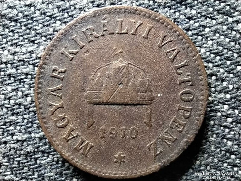 Austro-Hungarian 2 pennies 1910 approx (id43139)