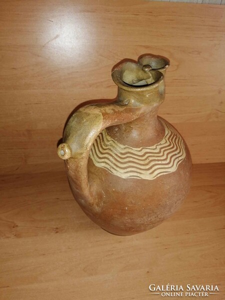 Ceramic rattle jug 31 cm high