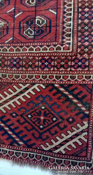 Antique Turkmen chuval yomud hand-knotted rug negotiable