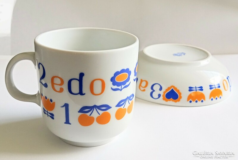 Alföldi abc children's mug and bowl 8-13cm