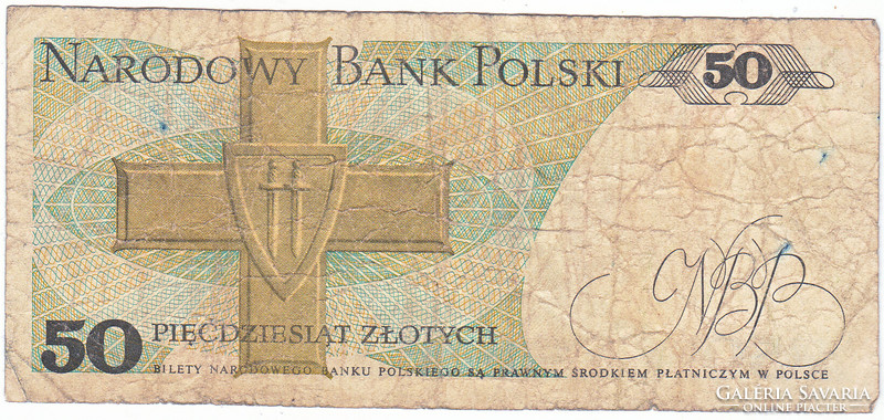 Lengyelország 50 zlotyi 1979 FA