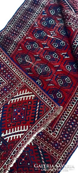 Antique Turkmen chuval yomud hand-knotted rug negotiable