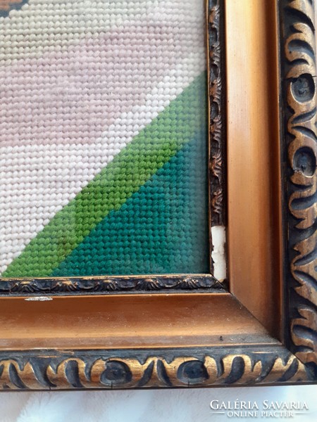 Strange tapestry in a nice frame