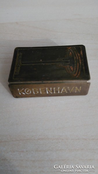 Antique bronze matchbox holder from the 1920s-30s - a rarity from Denmark