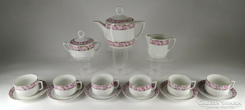 1N505 old rose porcelain tea set