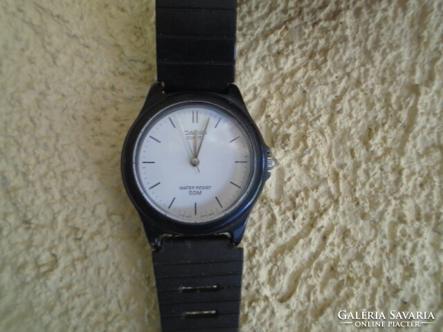 (S.P.D-gy.) Casio ffi quartz wristwatch with excellent operation for daily use