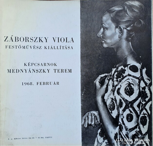 Záborszky viola / still life