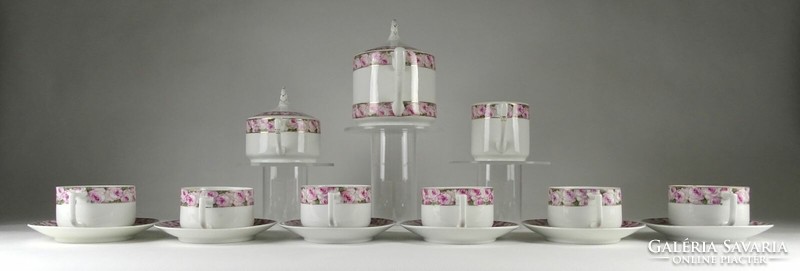 1N505 old rose porcelain tea set